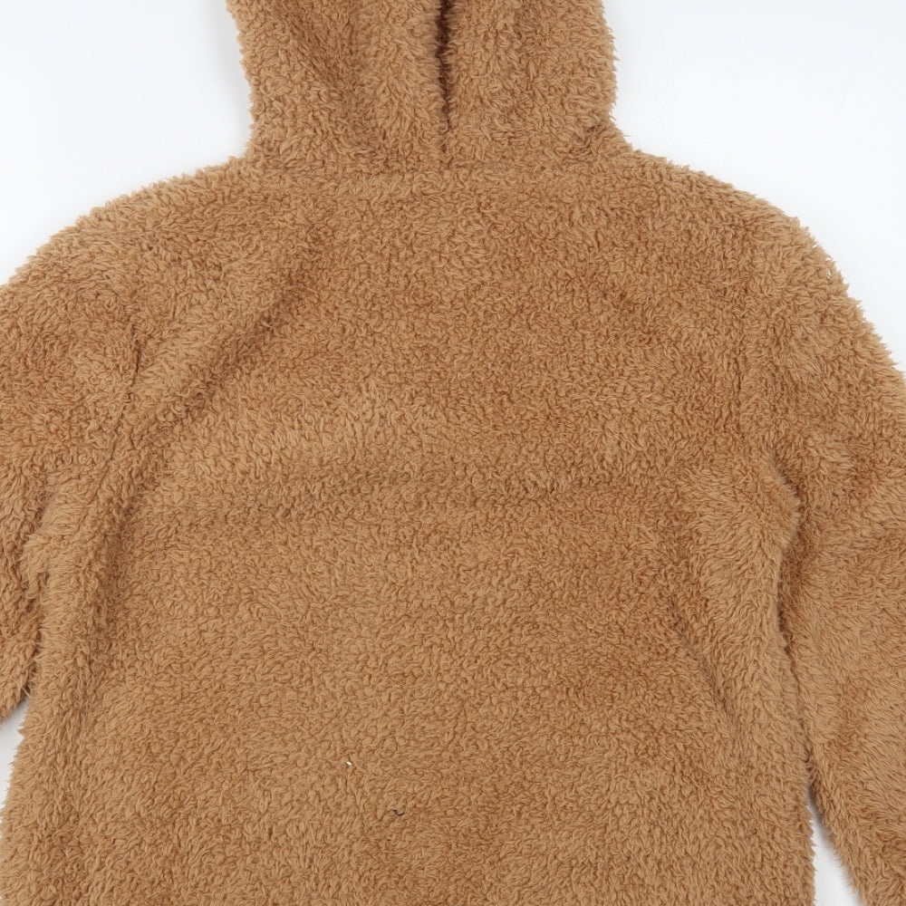 NEXT Womens Brown Polyester Pullover Hoodie Size 8 Pullover