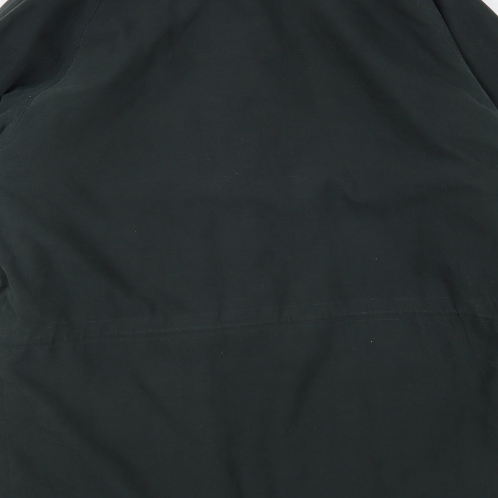 BHS Womens Green Parka Jacket Size L Zip
