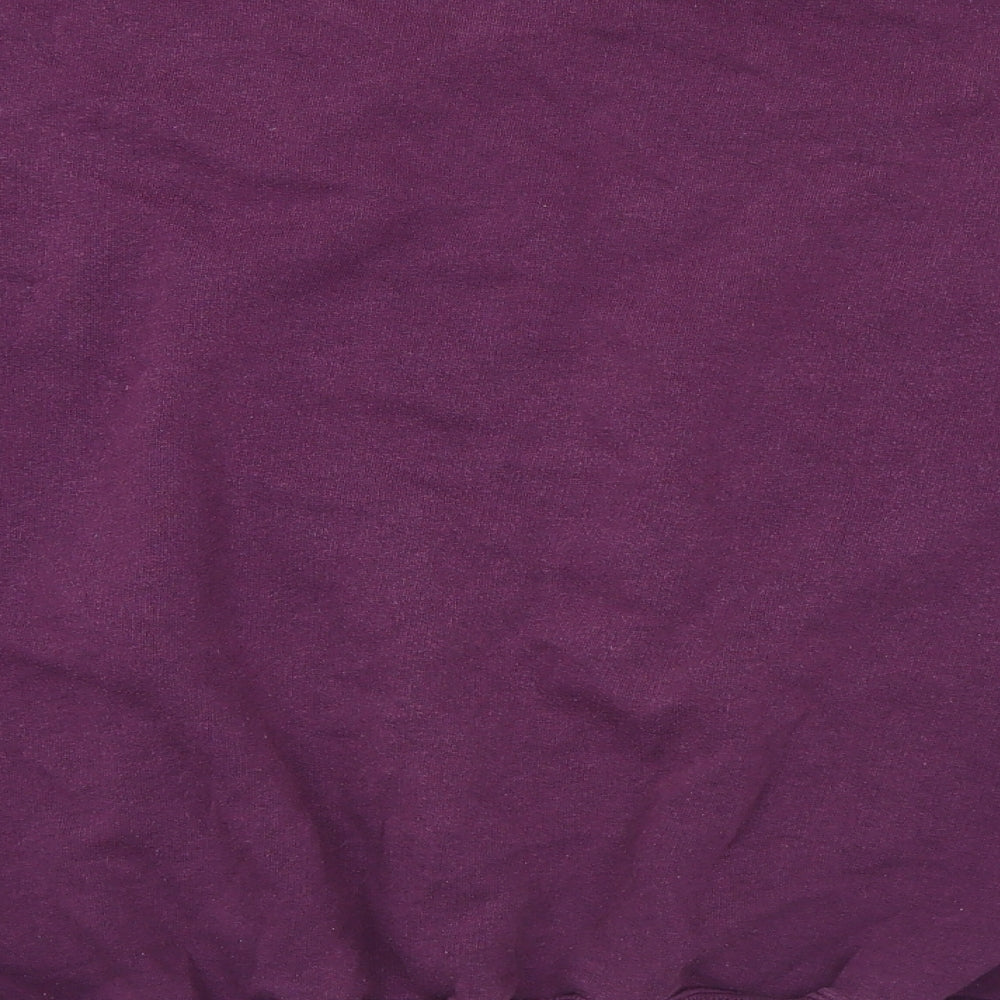 Damart Womens Purple Polyester Pullover Sweatshirt Size XL
