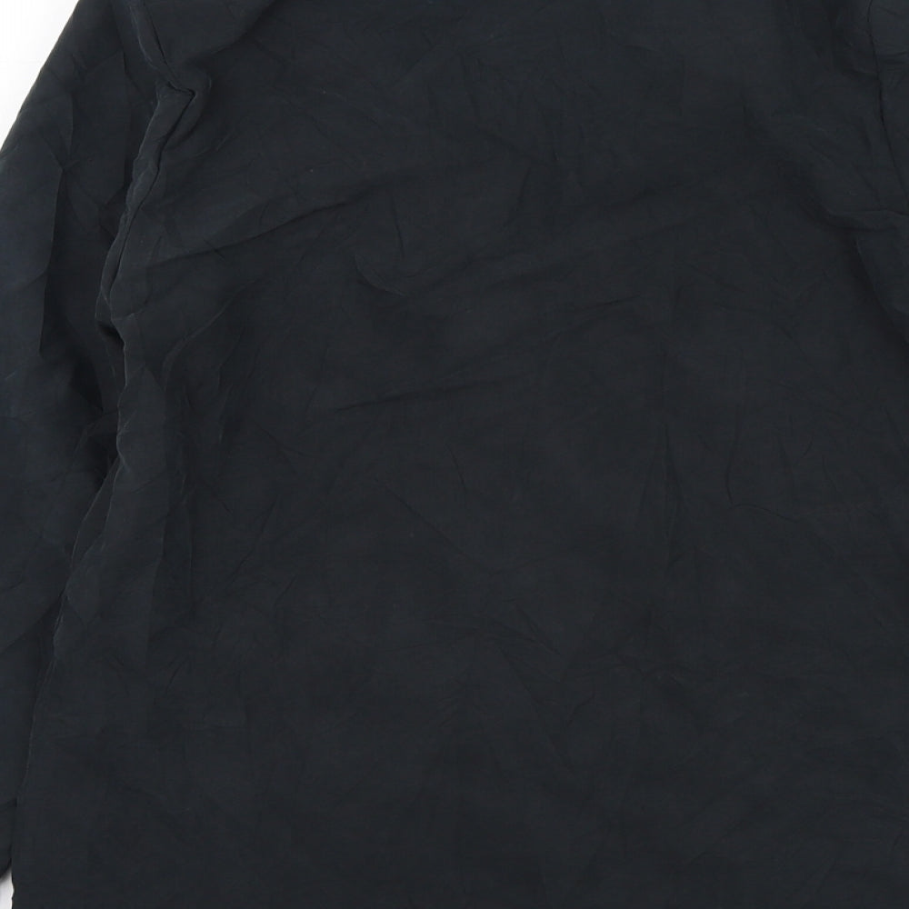 H&M Womens Grey Jacket Blazer Size 10 Button
