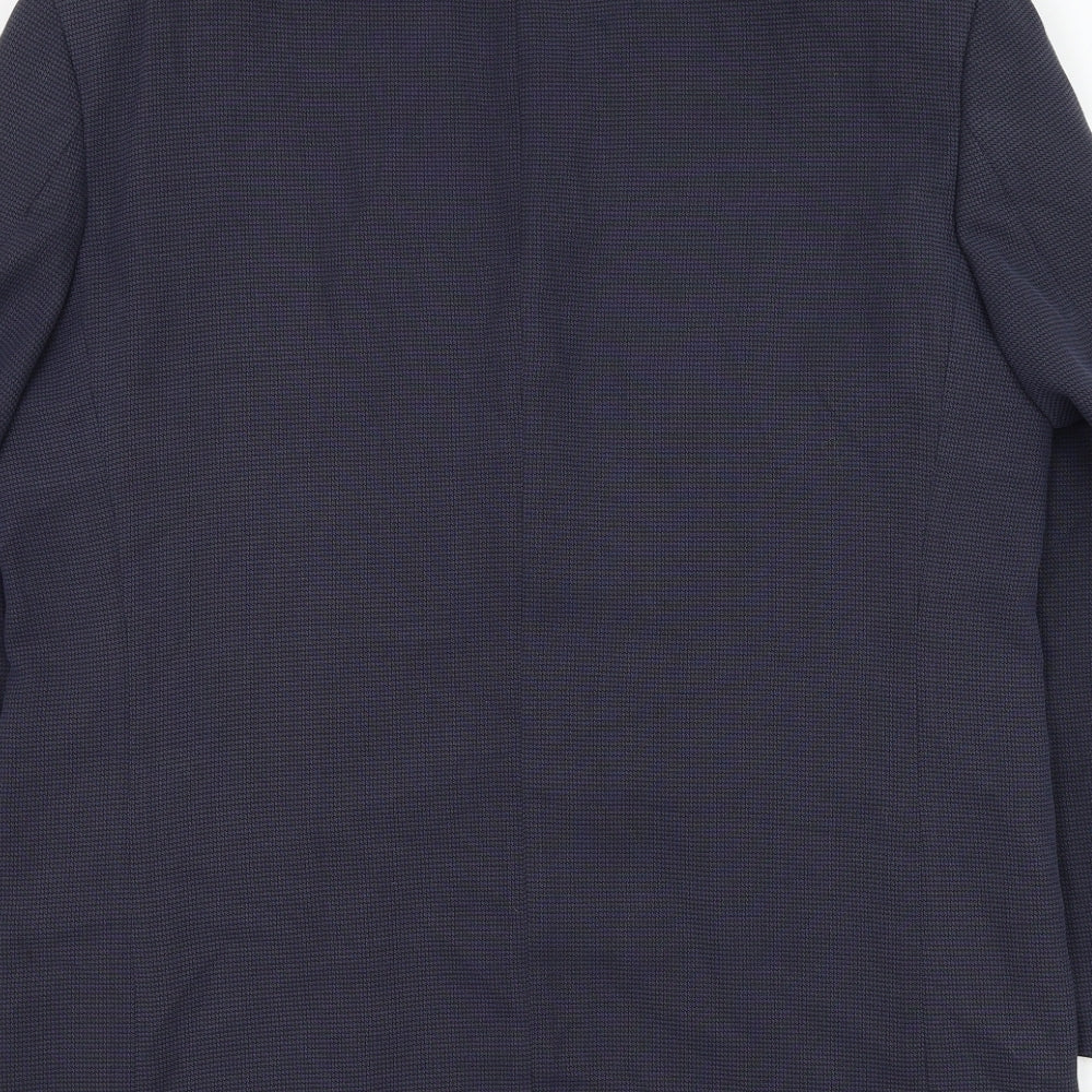 REMUS Mens Blue Polyester Jacket Suit Jacket Size 44