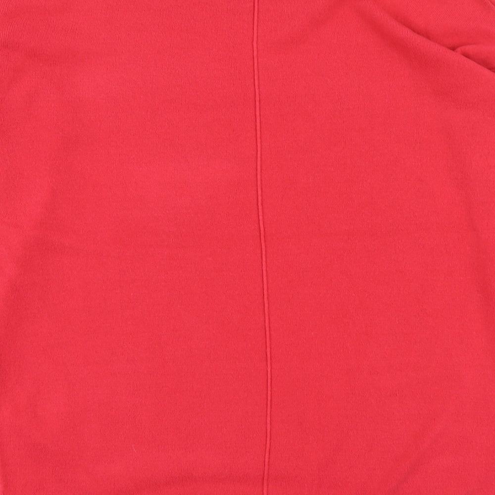 Principles Womens Pink Round Neck Acrylic Pullover Jumper Size 12