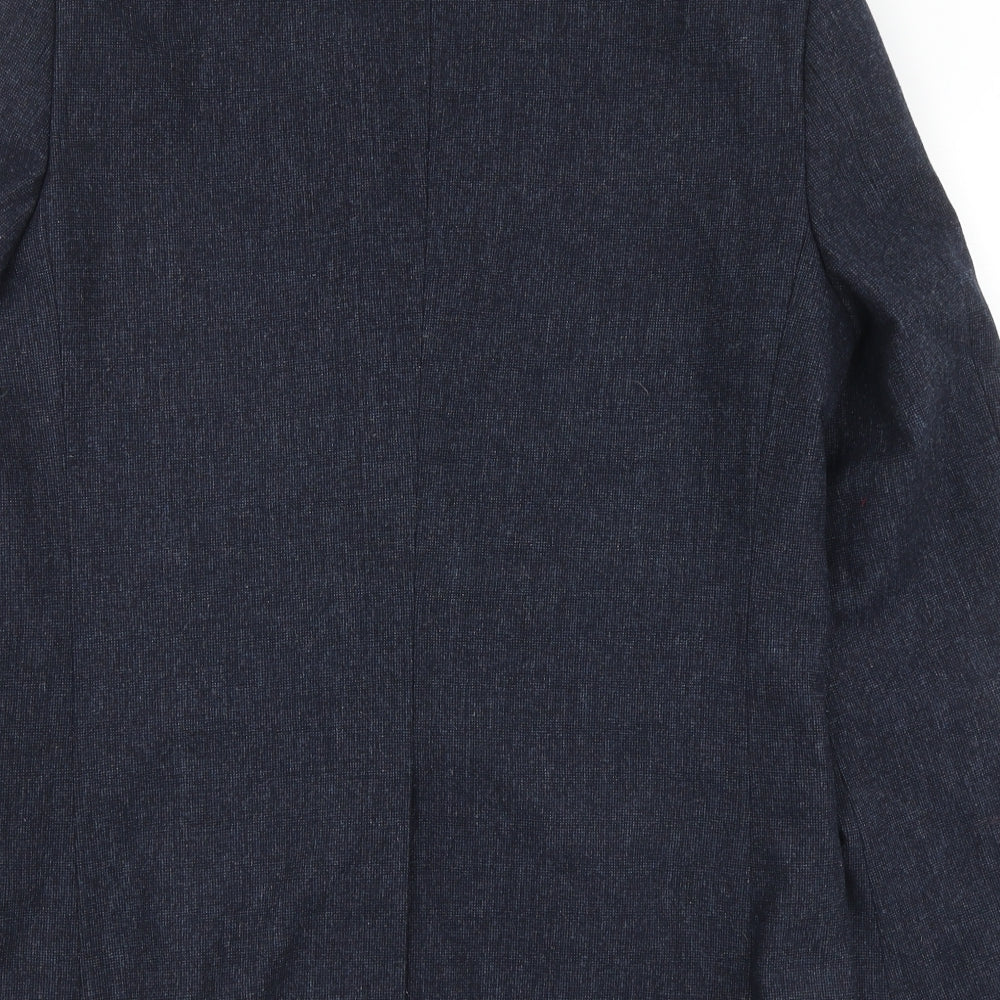 Debenhams Mens Blue Polyester Jacket Suit Jacket Size M