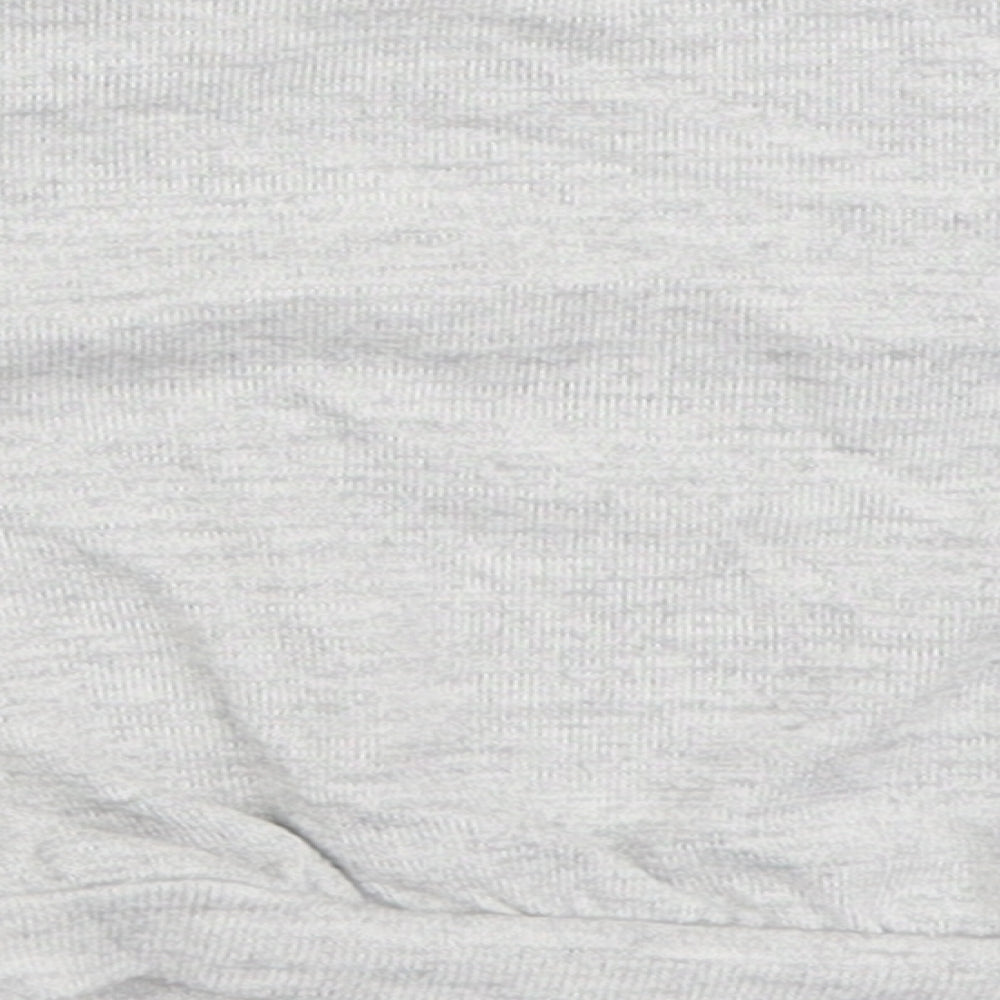 George Girls Grey Cotton Pullover Jumper Size 0-3 Months Pullover
