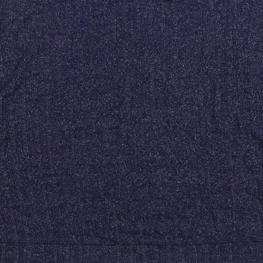 Marks & Spencer Womens Blue Viscose Pullover Sweatshirt Size 12 Pullover