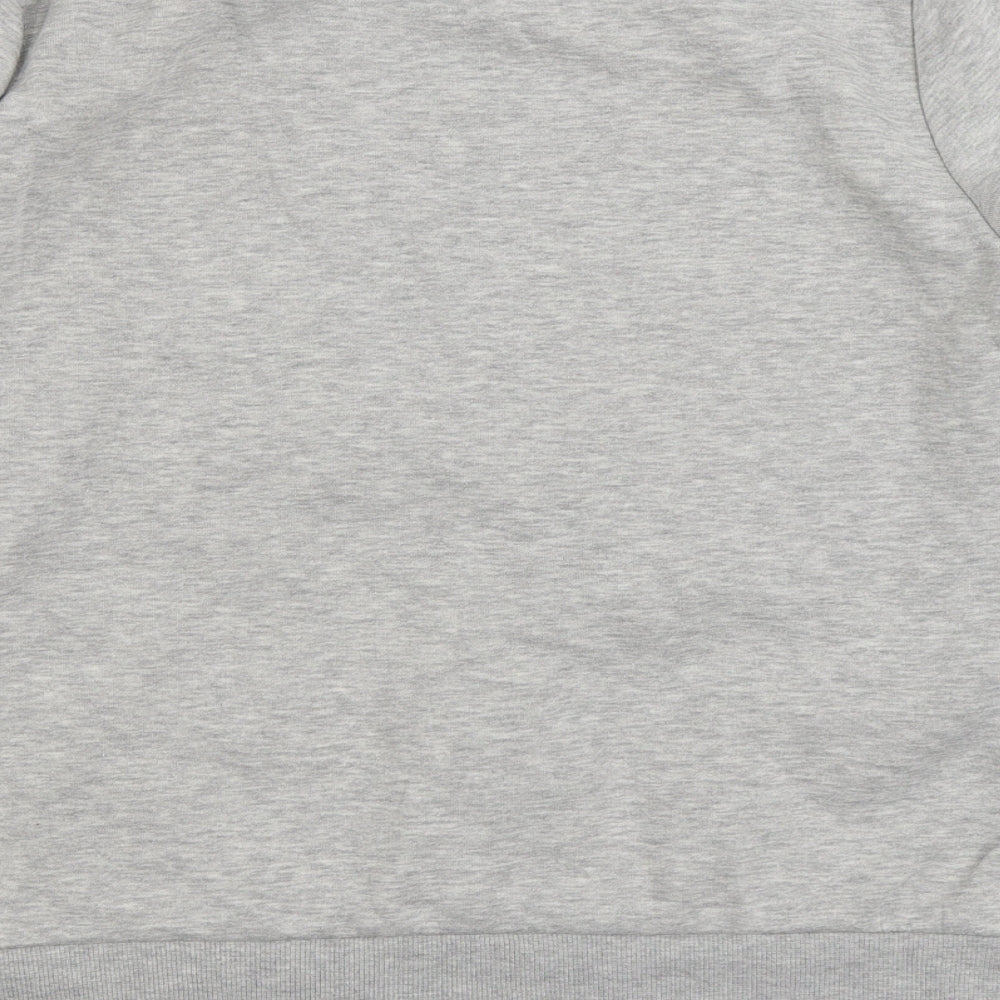 Papaya Womens Grey Polyester Pullover Sweatshirt Size L Pullover