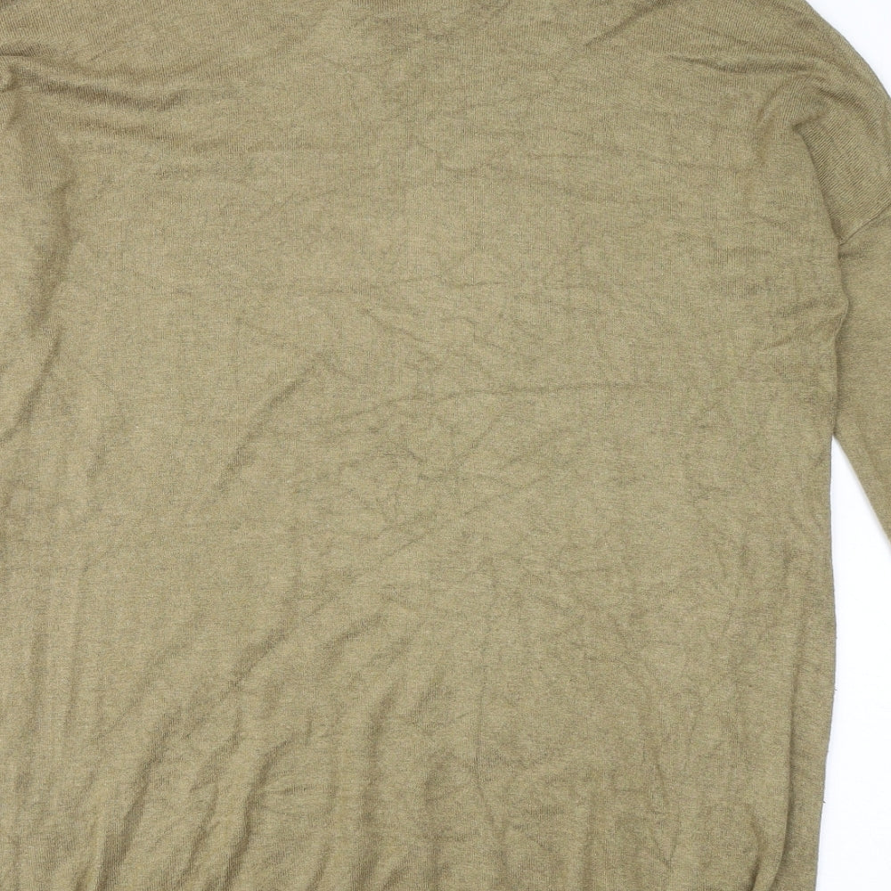 Atmosphere Womens Green Round Neck Viscose Pullover Jumper Size 10