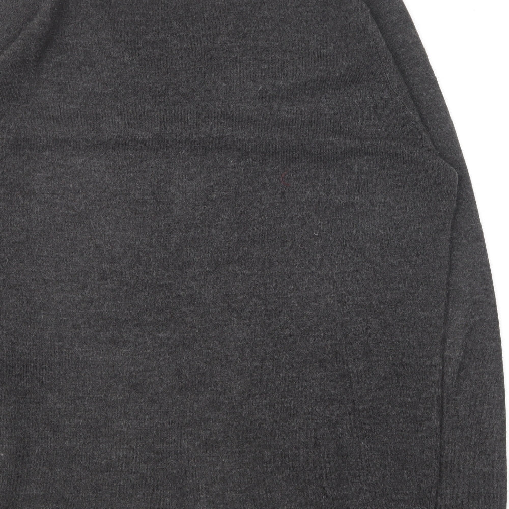 Easy Essential Mens Grey V-Neck Acrylic Pullover Jumper Size XL