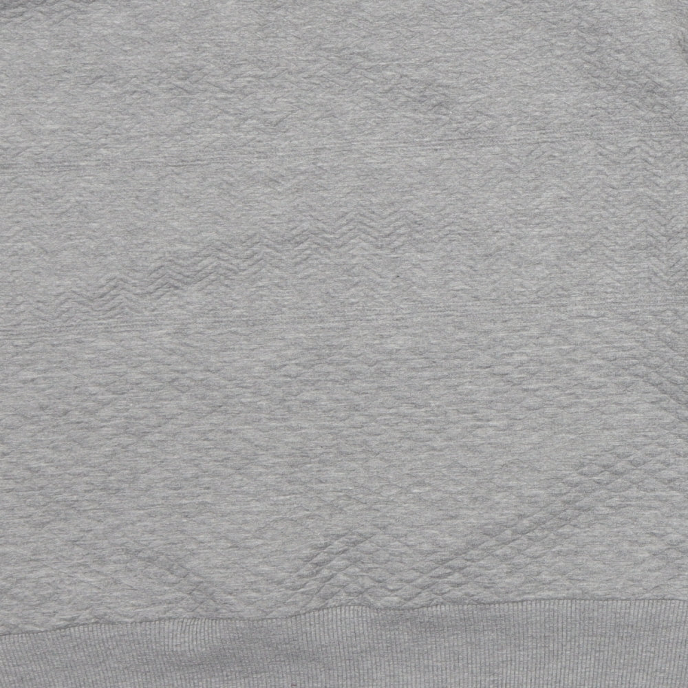Preworn Mens Grey Polyester Pullover Sweatshirt Size M