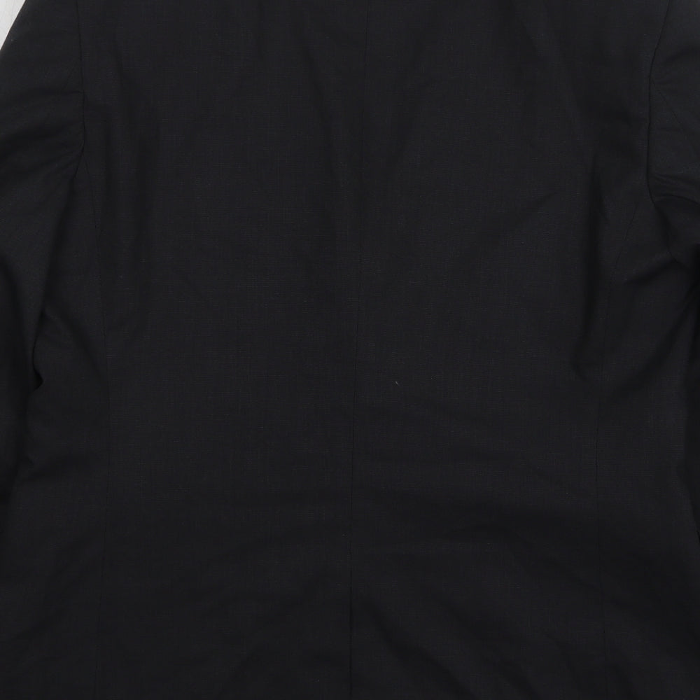 Tailor & Cutter Mens Grey Polyester Jacket Suit Jacket Size 42