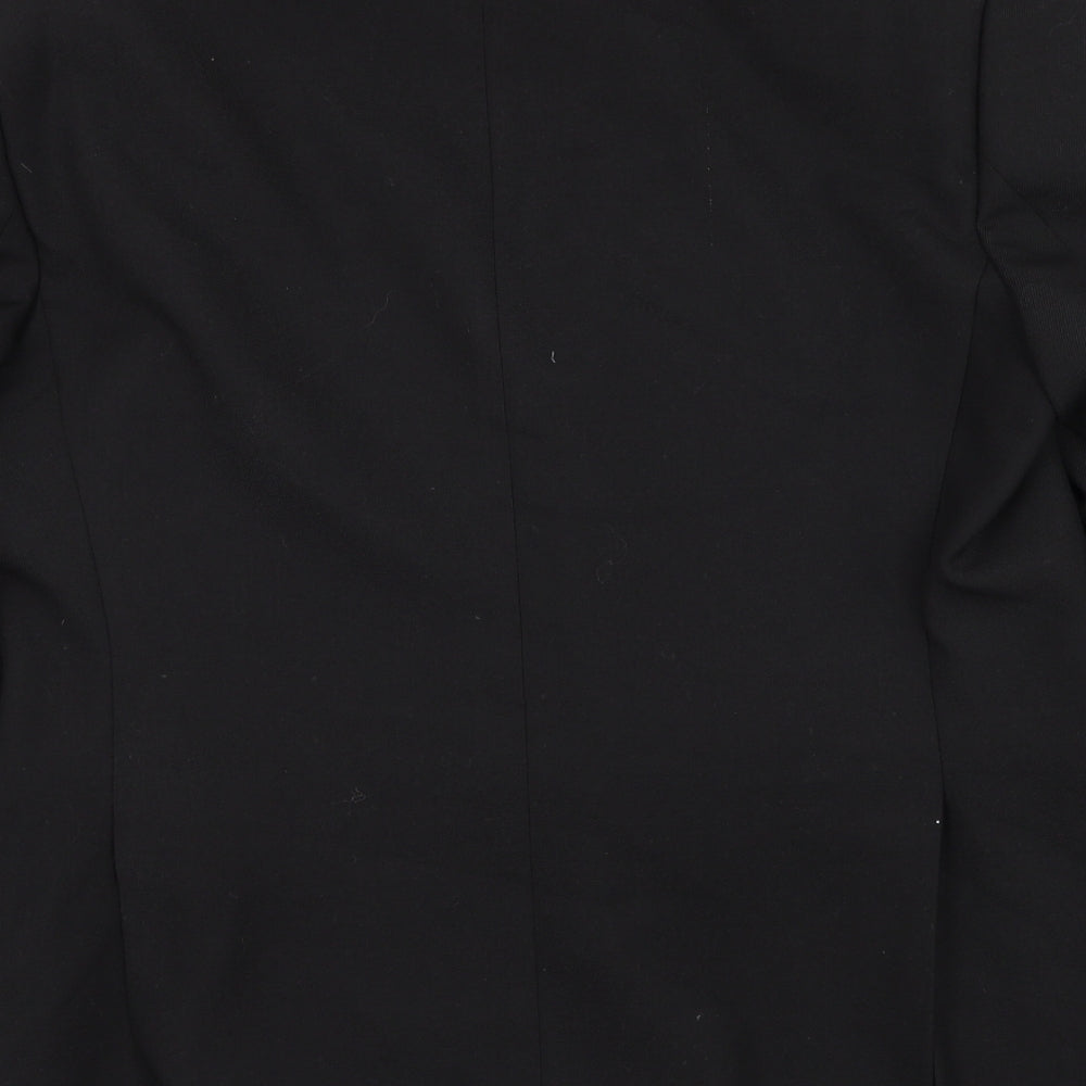 Varteks Mens Black Polyester Jacket Suit Jacket Size 42