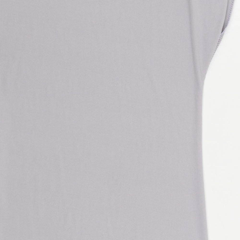 I SAW IT FIRST Womens Grey Polyester Bodycon Size 10 High Neck Pullover