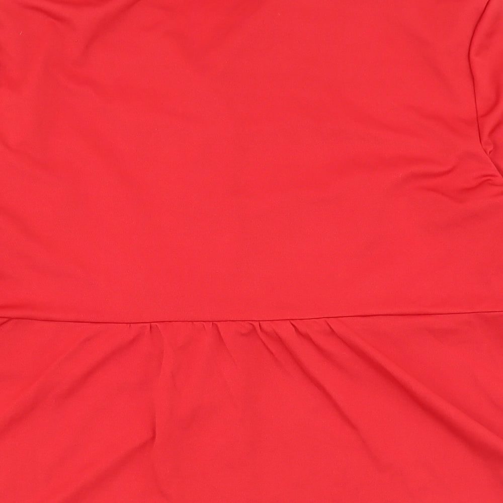 Preworn Womens Red Jacket Blazer Size L