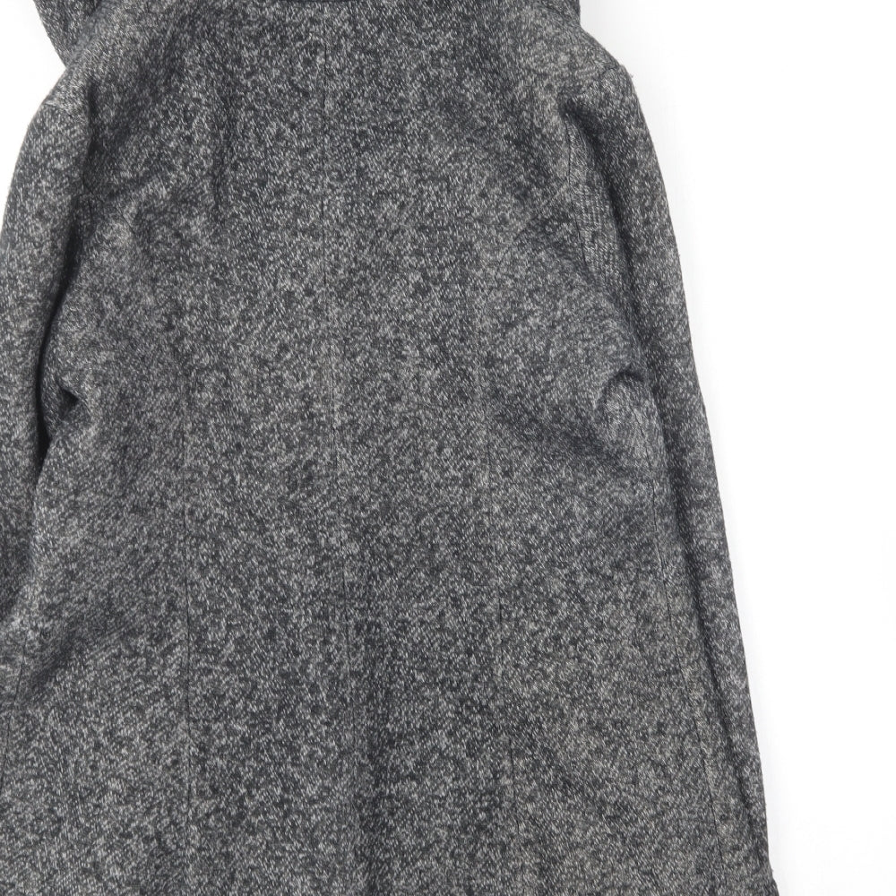New Look Womens Grey Overcoat Coat Size 10