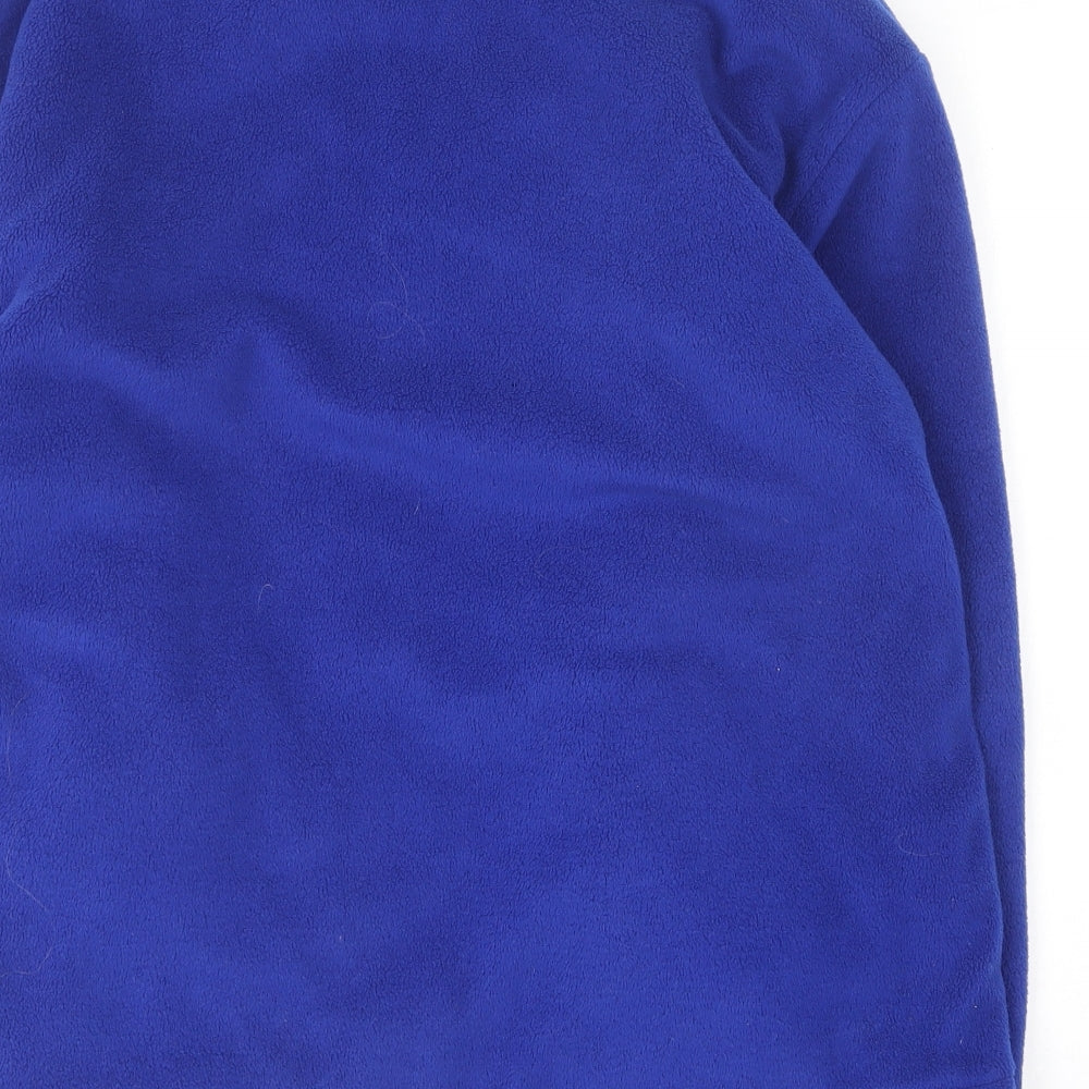 Icecube Mens Blue Polyester Full Zip Sweatshirt Size S