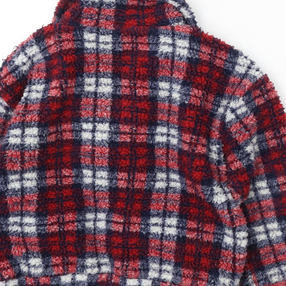NEXT Girls Multicoloured Plaid Jacket Coat Size 6 Years
