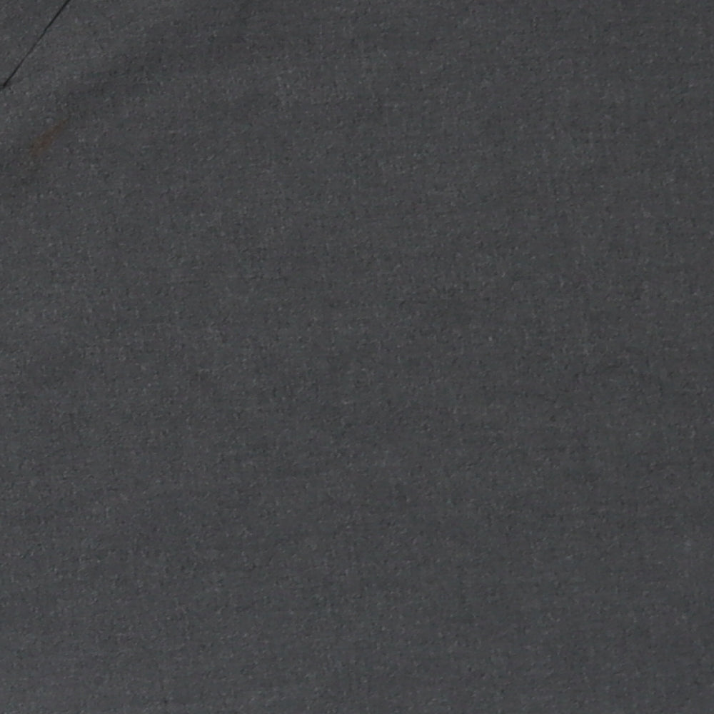 Marks & Spencer Girls Grey Polyester Flare Skirt Size 9 Years Regular