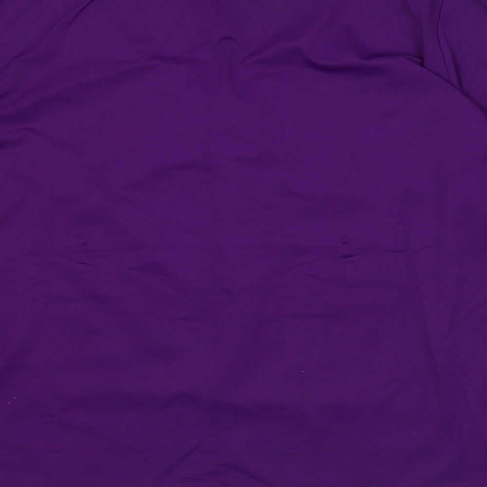 Punt Roma Womens Purple Polyester Pullover Sweatshirt Size L
