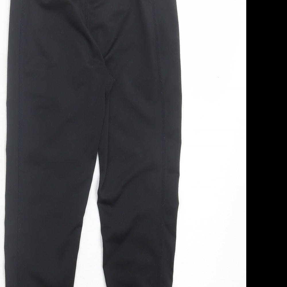 Primark Womens Black Polyester Cropped Leggings Size 6 L20 in Regular Pullover