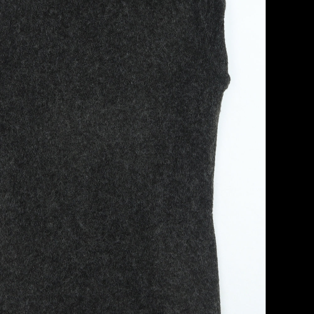 Klass Womens Grey High Neck Polyester Pullover Jumper Size M