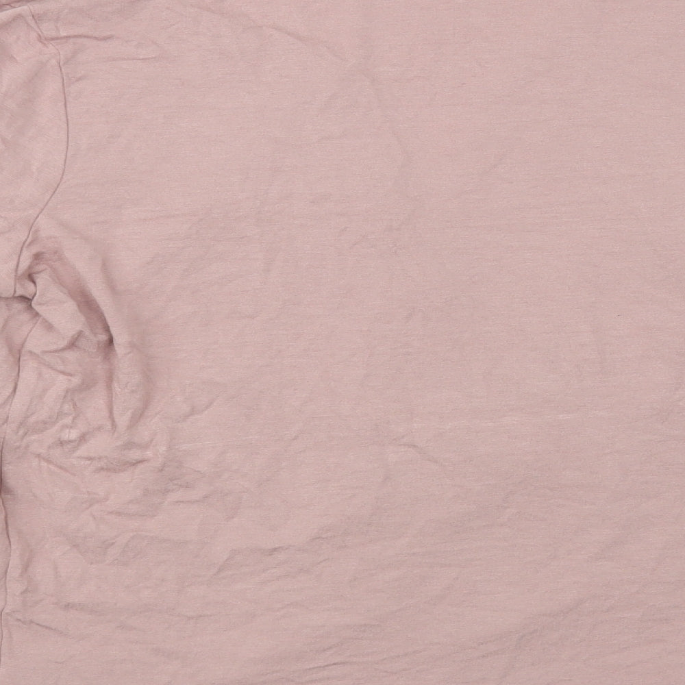 Soon Womens Pink Viscose Kimono Blouse Size 14 V-Neck