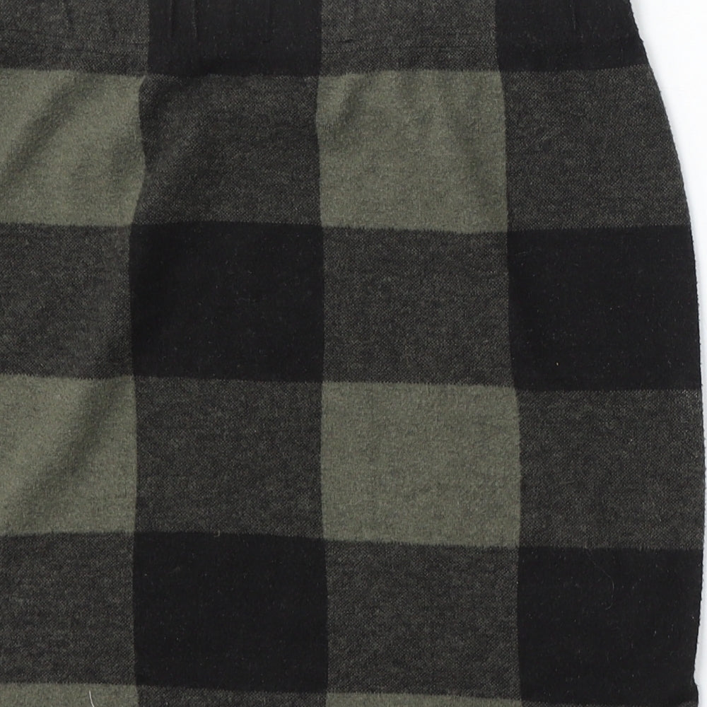 Select Womens Green Geometric Polyester Straight & Pencil Skirt Size 12