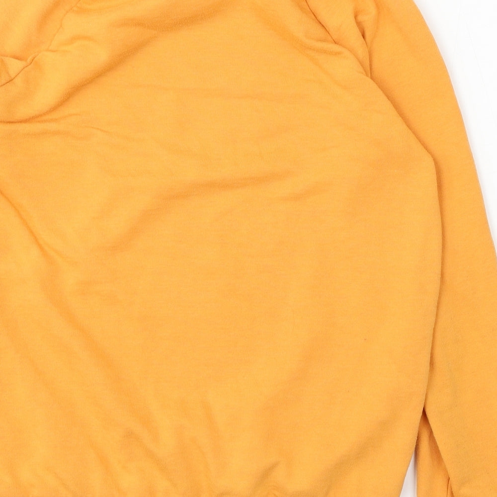NEXT Womens Orange Polyester Pullover Sweatshirt Size S