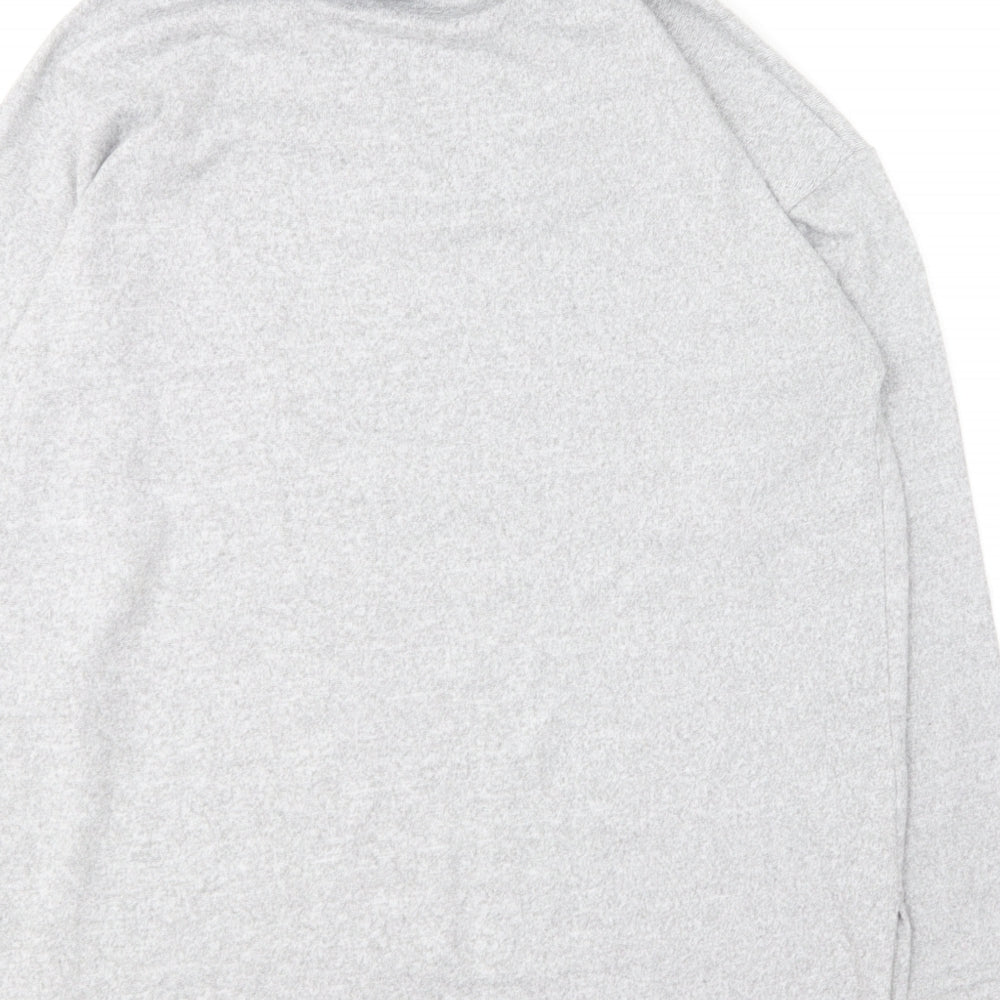 New Look Womens Grey Roll Neck Polyester Pullover Jumper Size S