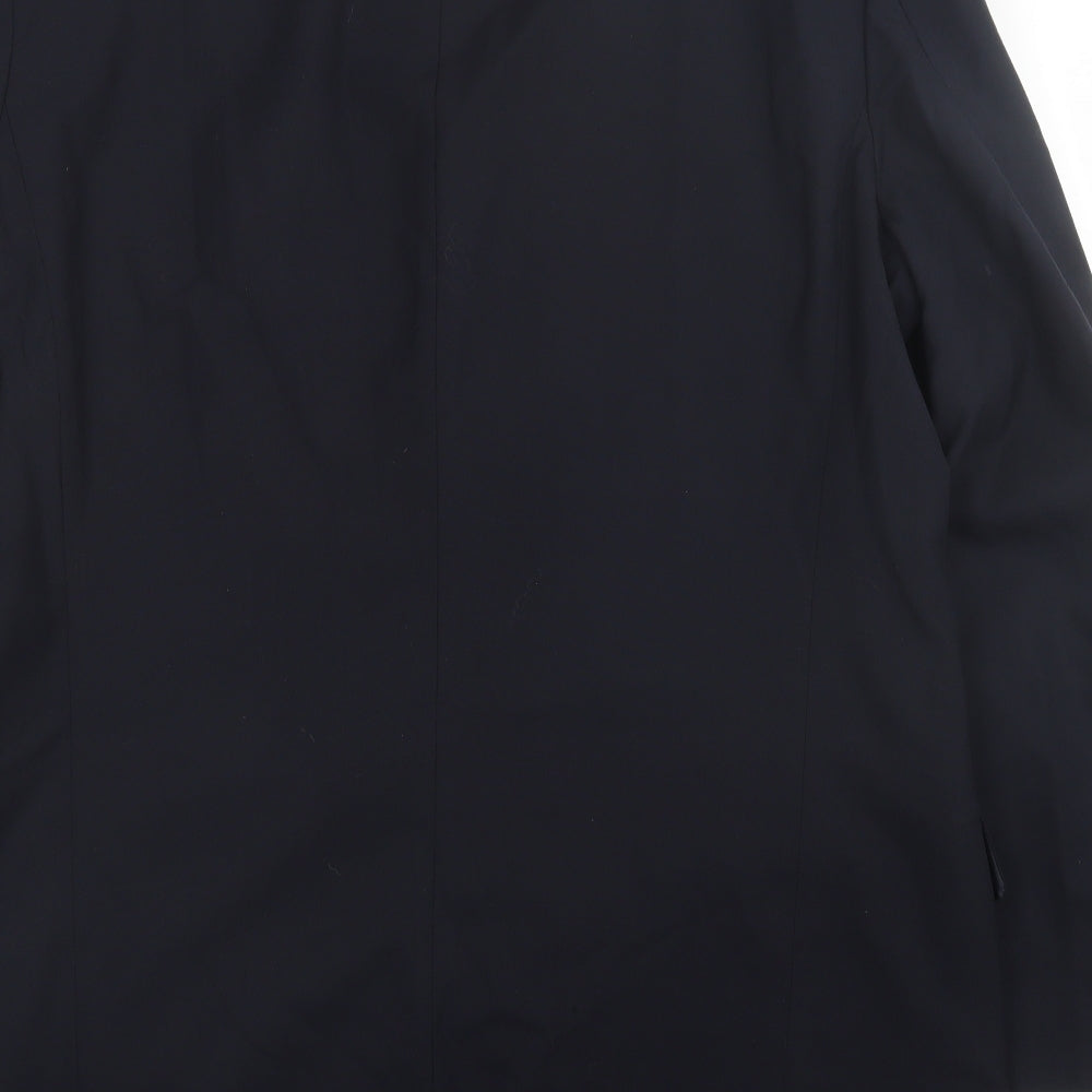 Marks & Spencer Mens Blue Wool Jacket Suit Jacket Size 42