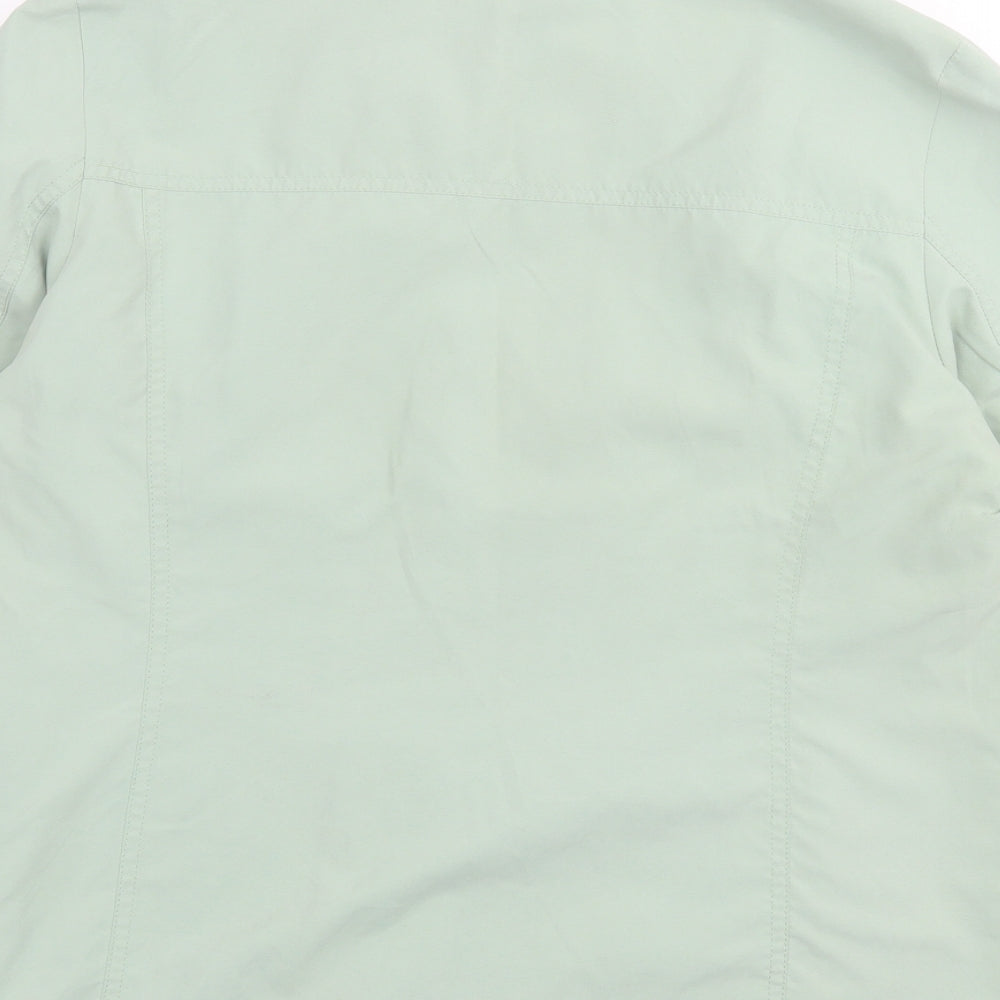 Classic Womens Green Jacket Size 12 Zip