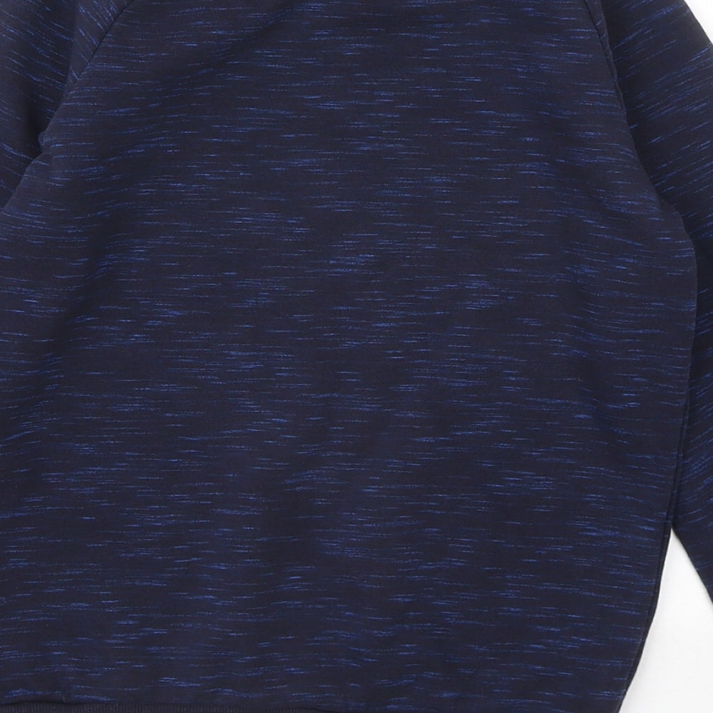 Nutmeg Boys Blue Geometric Cotton Pullover Sweatshirt Size 7 Years