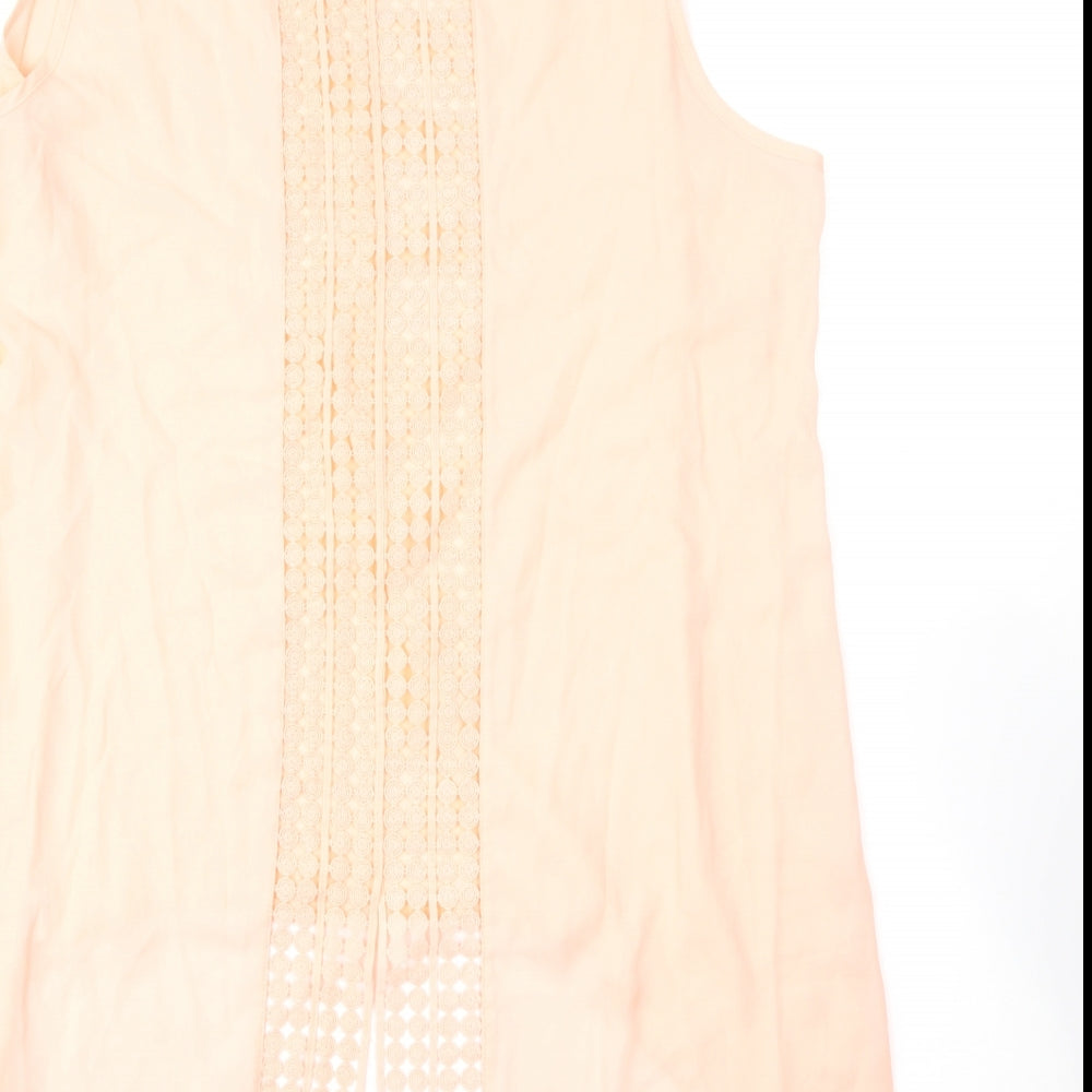 Atmosphere Womens Orange Polyester Basic Blouse Size 20 Scoop Neck