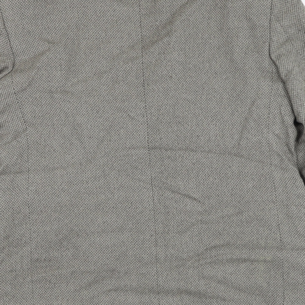 Biltmore Mens Grey Wool Jacket Suit Jacket Size 40