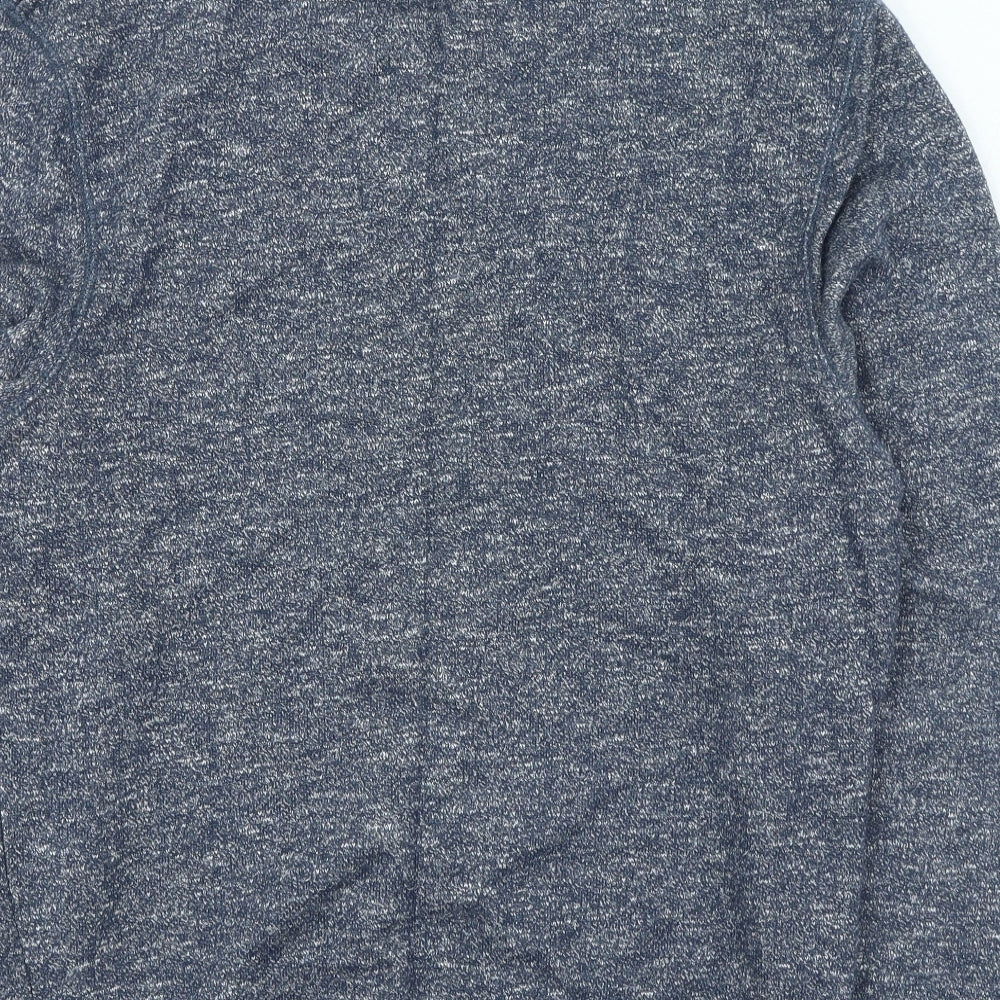 Jack Wills Mens Blue Round Neck Cotton Pullover Jumper Size S