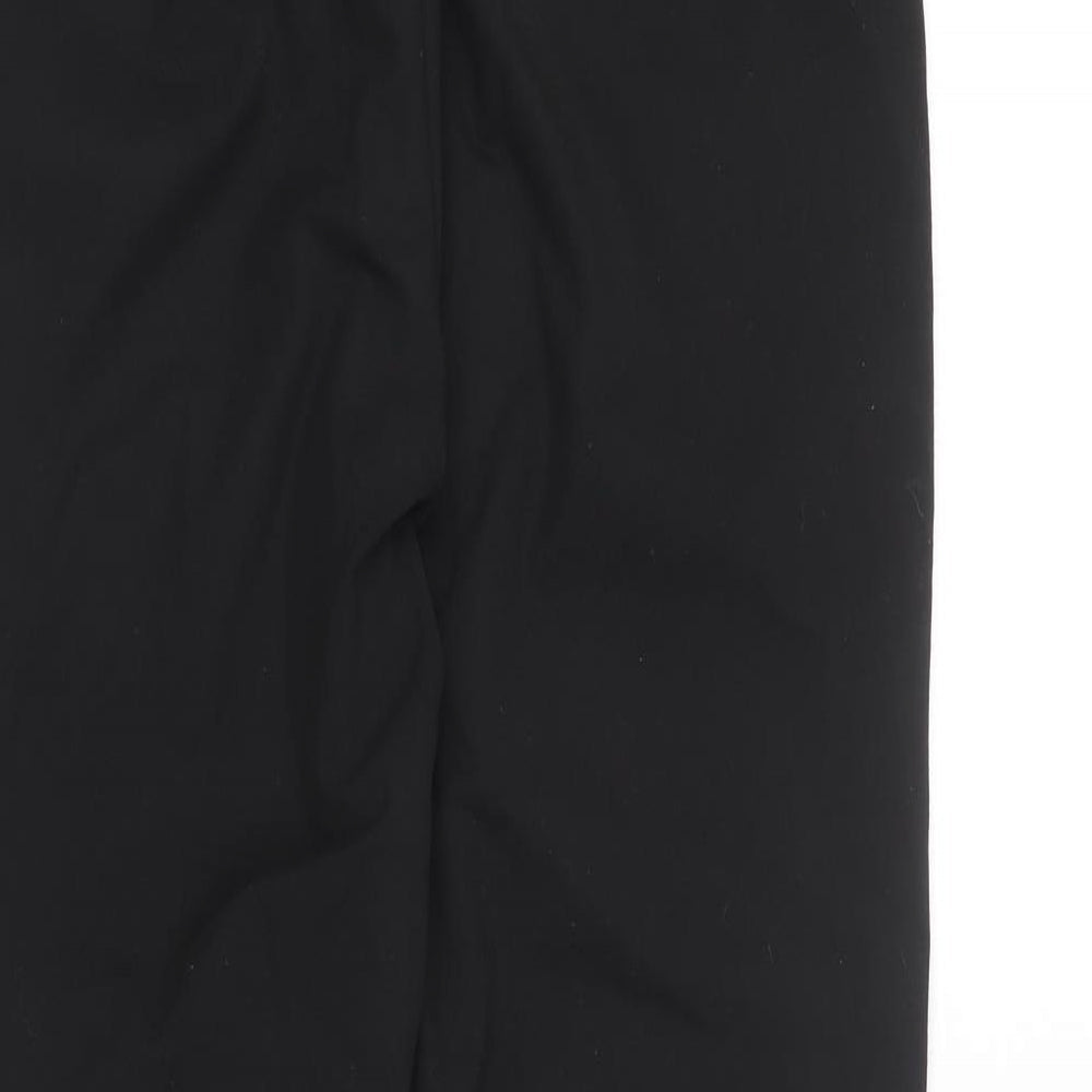 H&M Womens Black Polyester Trousers Size 32 in L27 in Regular