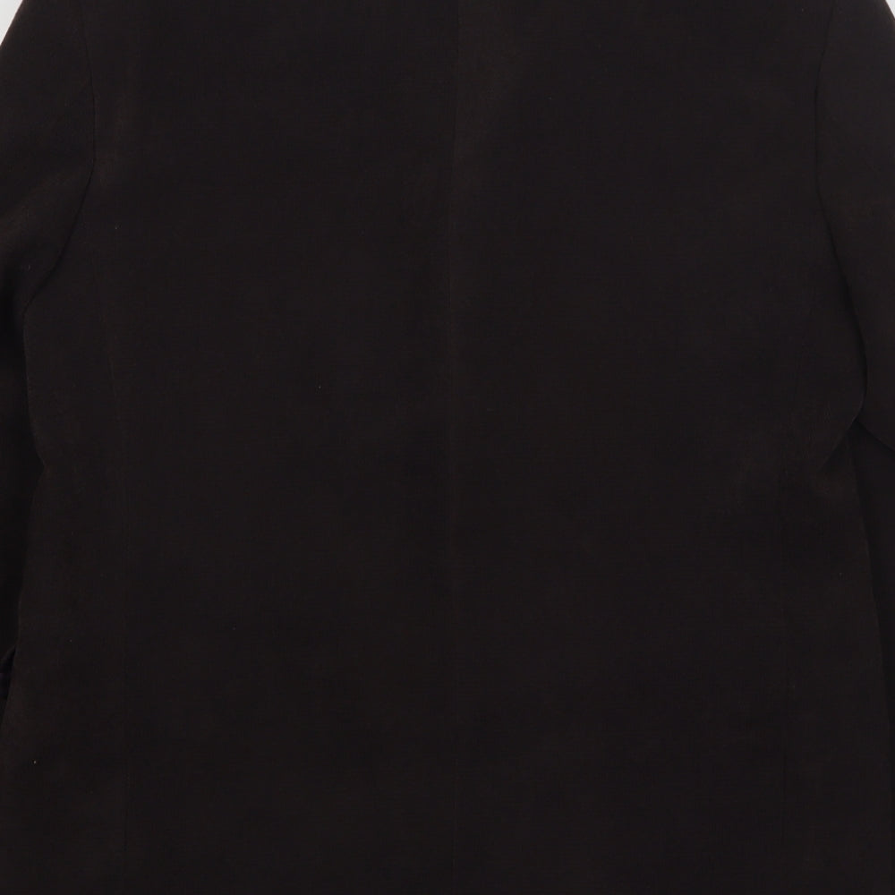 Impressions Mens Brown Polyester Jacket Suit Jacket Size 40