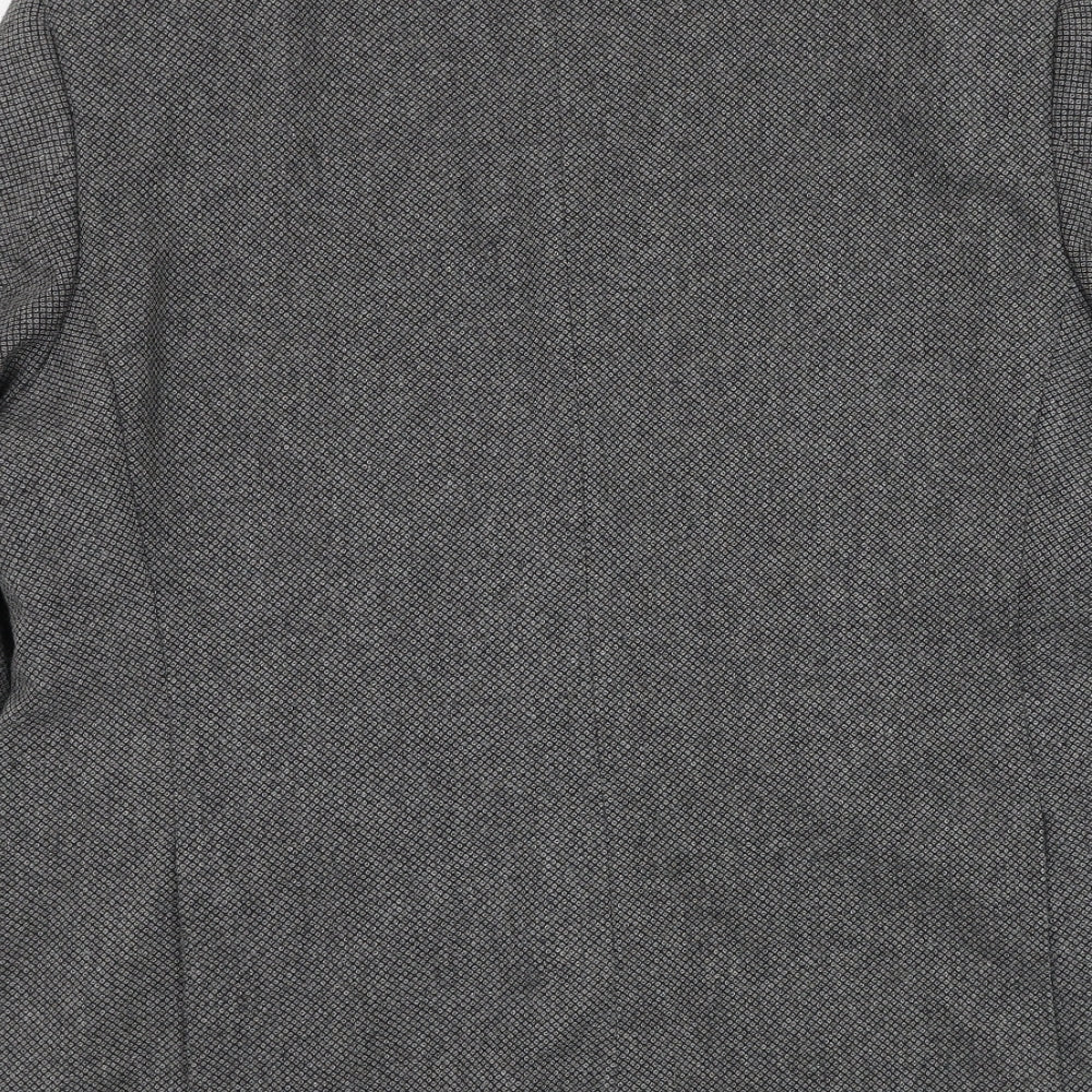 Matalan Mens Grey Polyester Jacket Suit Jacket Size 42