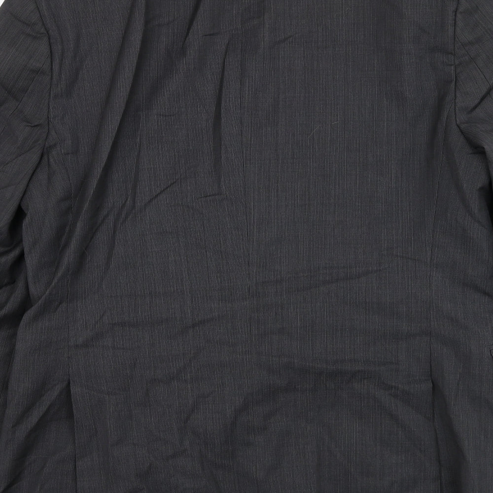 French Connection Mens Grey Wool Jacket Suit Jacket Size 40