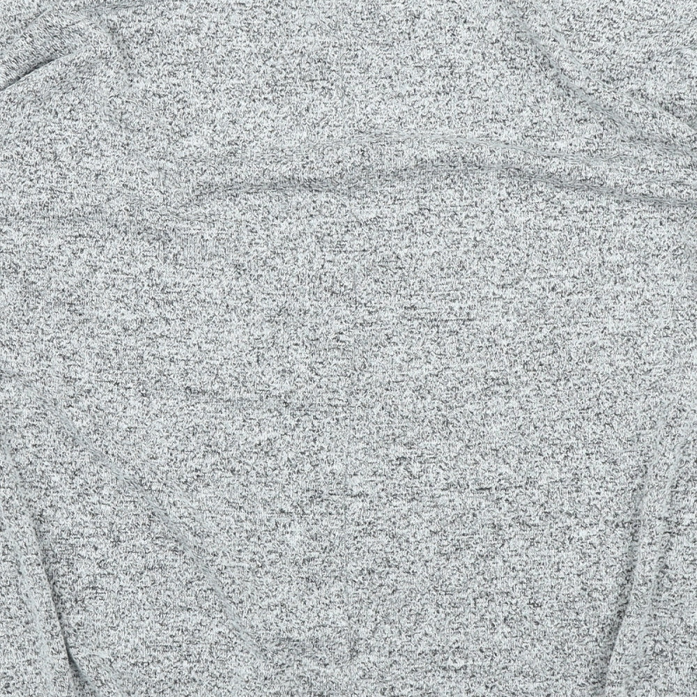 Papaya Womens Grey Crew Neck Polyester Pullover Jumper Size 16