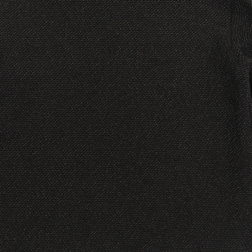 H&M Womens Black Boat Neck Cotton Pullover Jumper Size M