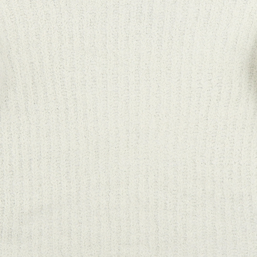 Matalan Womens White Round Neck Polyester Pullover Jumper Size S