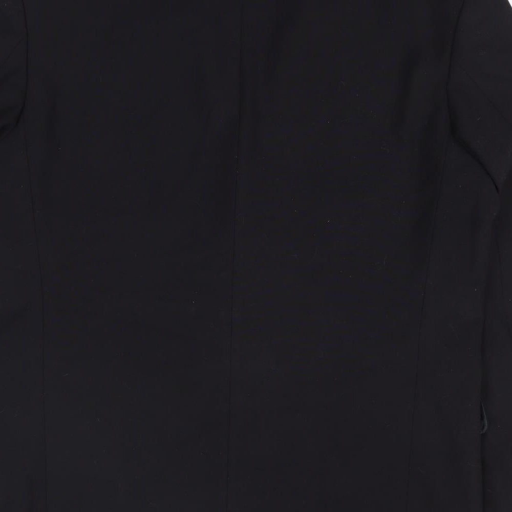 Copperstone Mens Black Polyester Jacket Suit Jacket Size 42