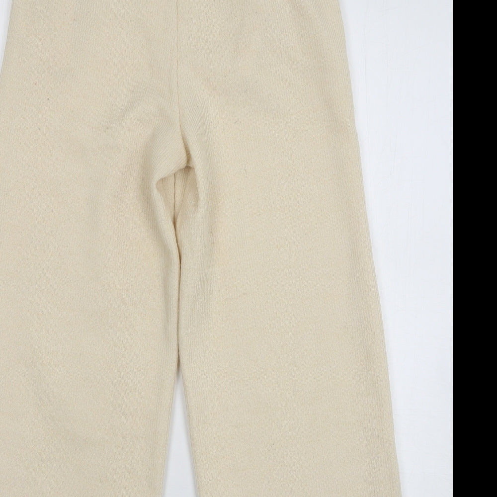 ASOS Womens Beige Polyester Sweatpants Trousers Size 4 L23 in Regular