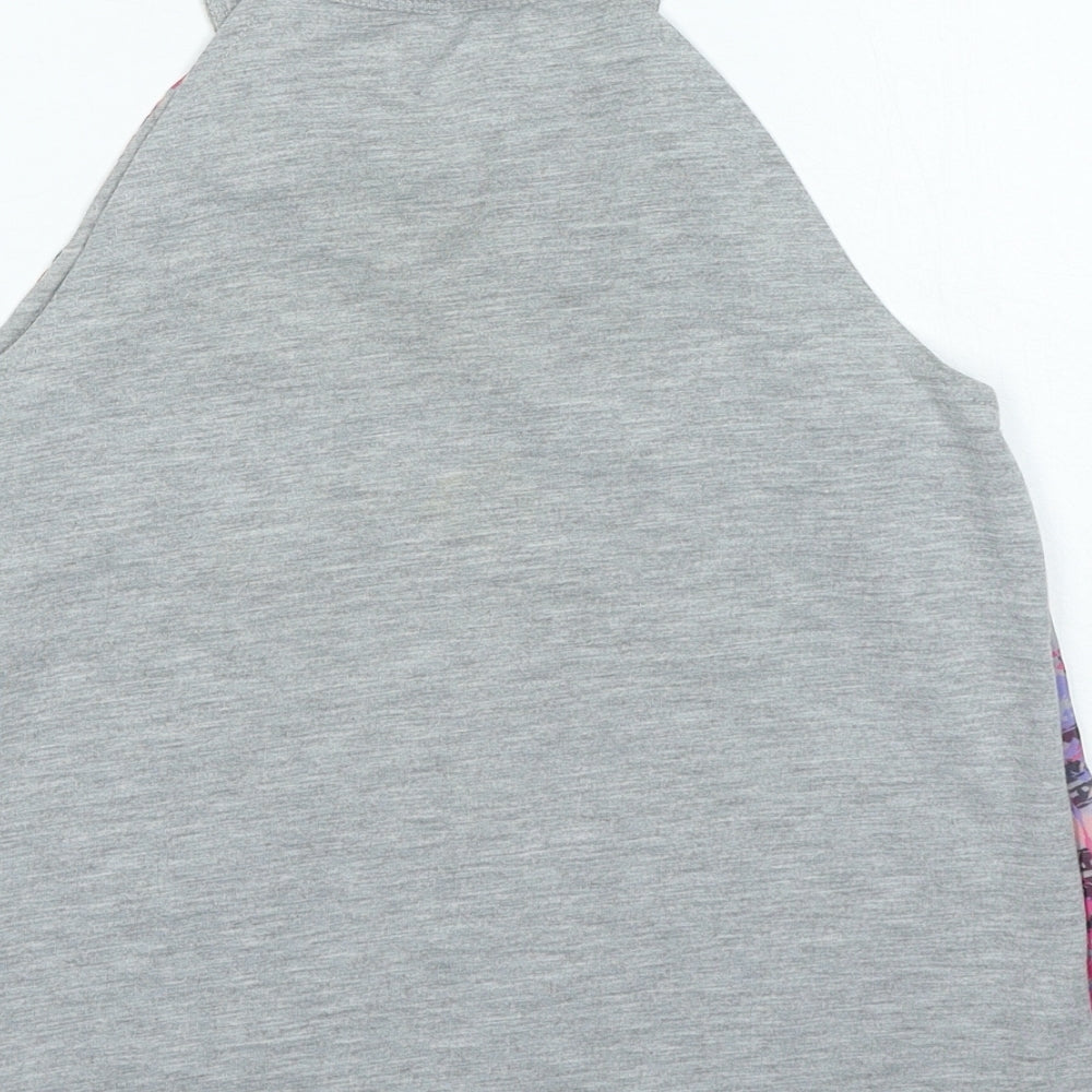 Candy Couture Girls Multicoloured Geometric Polyester Basic Casual Size 12-13 Years Round Neck Pullover