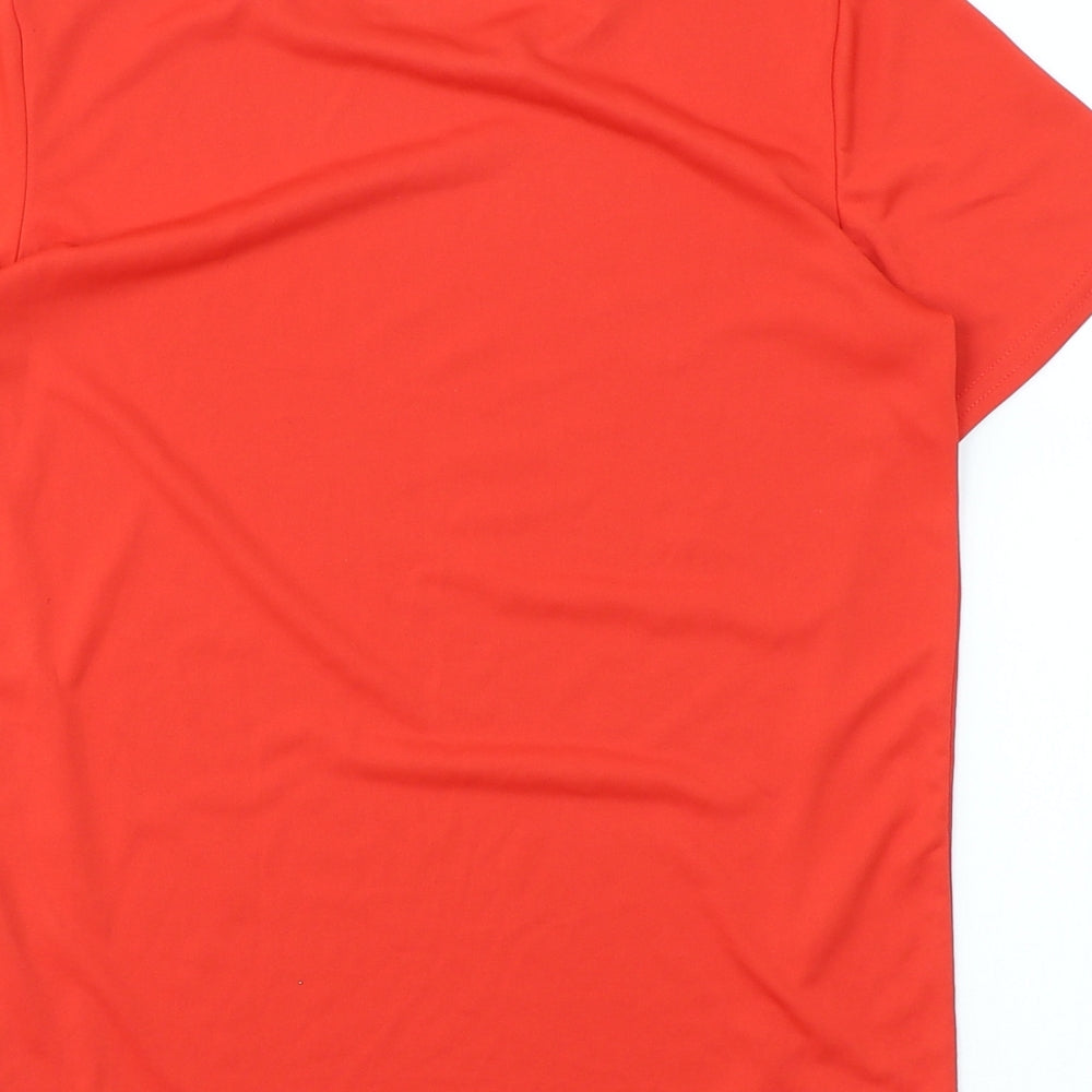 XLR8 Boys Red Polyester Pullover T-Shirt Size 9-10 Years Round Neck Pullover