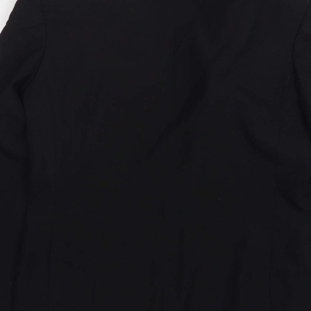 Mr Harry Mens Black Wool Jacket Suit Jacket Size 38
