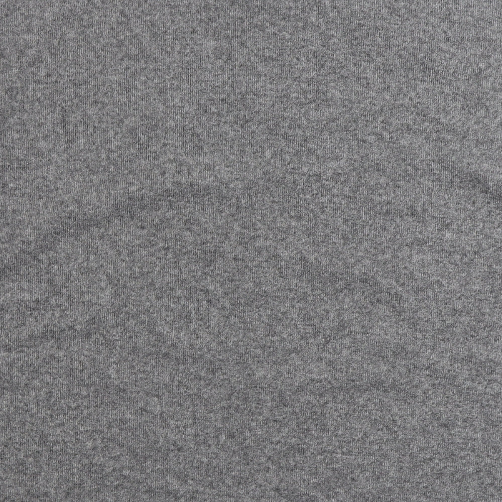 Dunnes Stores Womens Grey Mock Neck Polyester Pullover Jumper Size L