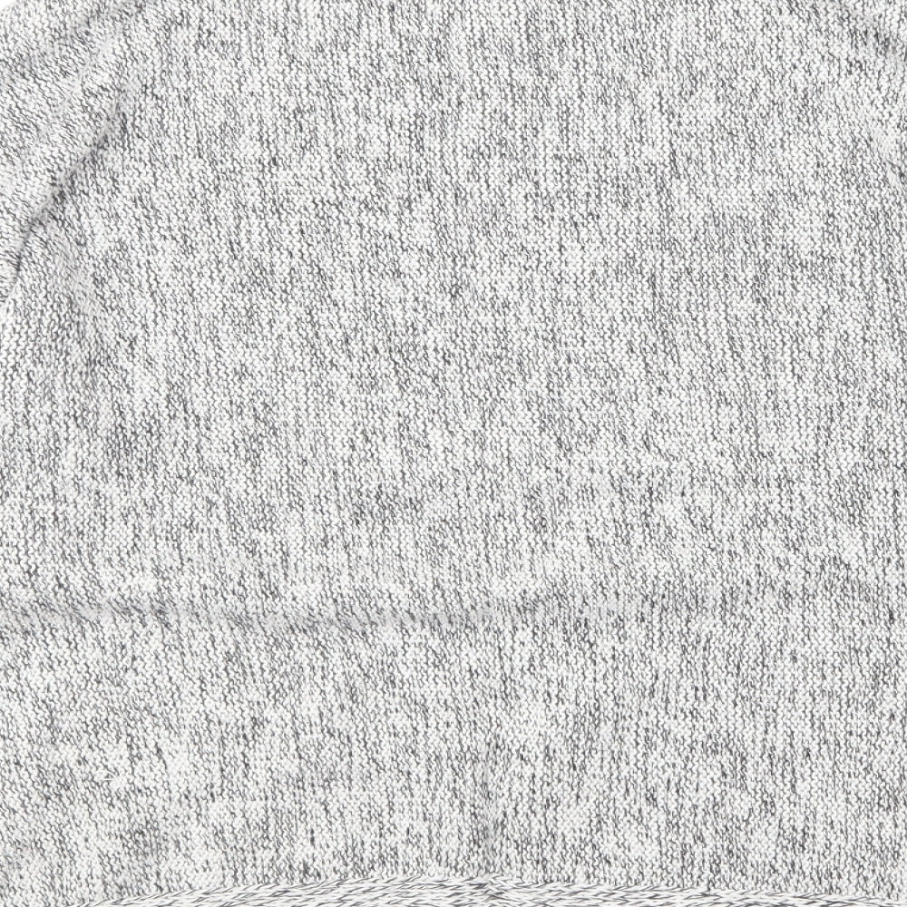 H&M Womens Grey Round Neck Acrylic Pullover Jumper Size XS