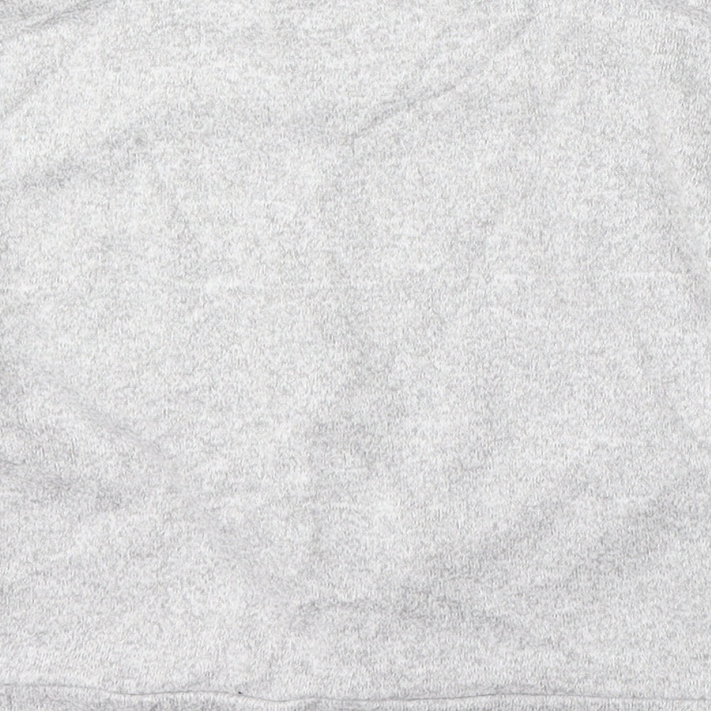 Marks & Spencer Girls Grey Viscose Pullover Sweatshirt Size 7-8 Years