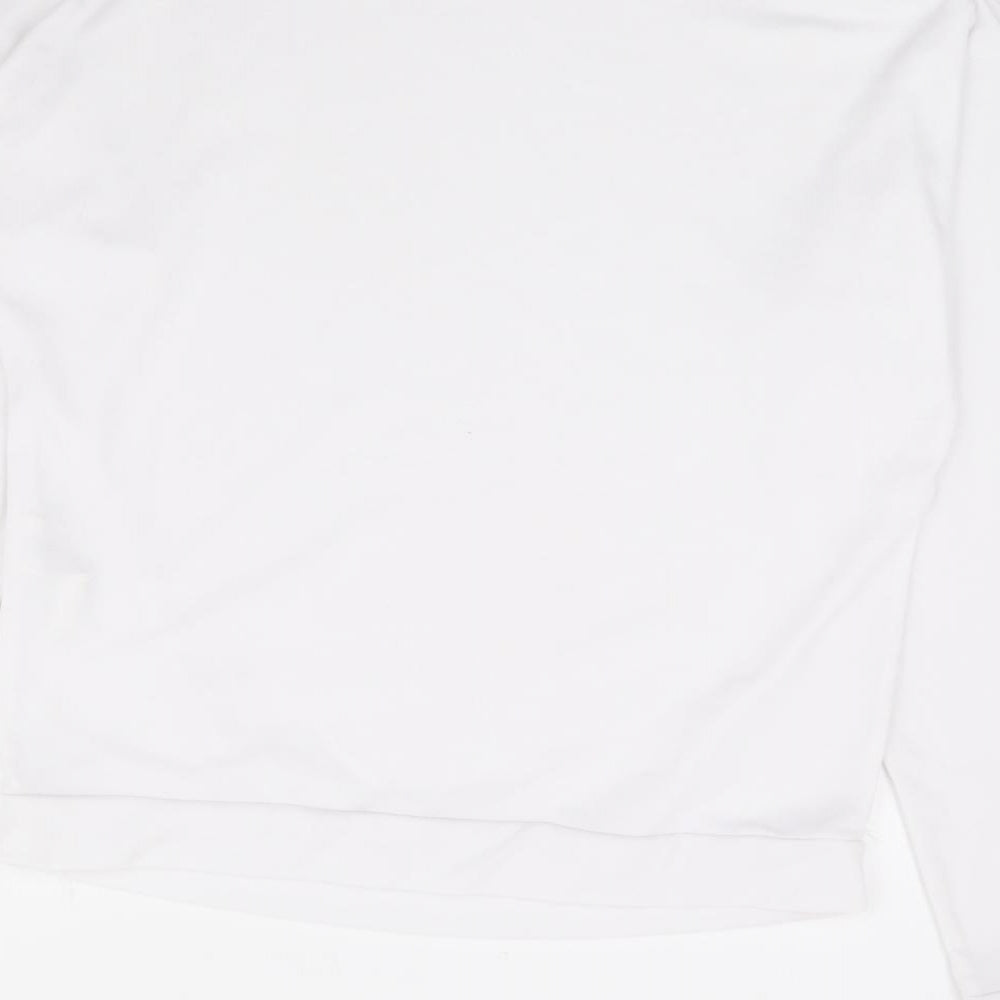 Missguided Womens White Polyester Pullover Sweatshirt Size 6 Pullover